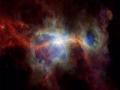 Imagen infrarroja de la Nebulosa de Orión