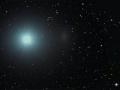 La ultradébil galaxia compañera de la Vía Láctea, Leo I, aparece como un parche tenue a la derecha de la estrella brillante, Regulus
SCOTT ANTTILA ANTTLER