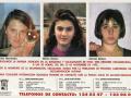 Cartel de búsqueda de Toñi, Miriam y Desirée, las víctimas del crimen de Alcácer.