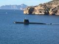 Imagen difundida por la Armada española que recoge el regreso al mar del submarino S-71 Galerna