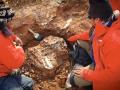 Excavación en la Patagonia