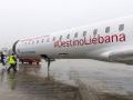 Avión de Air Nostrum en el aeropuerto Seve Ballesteros de Santander
