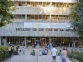 Fachada de la facultad de Ciencias de la Información, perteneciente a la UCM