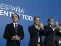 Aznar, Rajoy y Feijóo en Valencia
