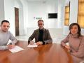 Firma del acuerdo entre el Ayuntamiento de Pozoblanco y el Centro Comercial Abierto