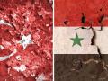 Banderas de Turquía y Siria