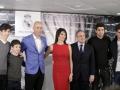 La familia Zidane con el presidente Florentino Pérez
