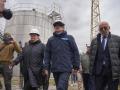 Rafael Grossi, jefe de la Agencia Internacional de Energía Atómica (OIEA), visita la planta de energía nuclear de Zaporiyia