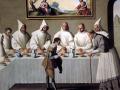 'San Hugo en el refectorio de los cartujos', de Zurbarán.