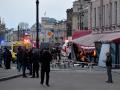 Estado del café de San Petersburgo tras la explosión