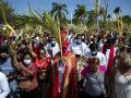 Procesión de Semana Santa en Managua, capital de Nicaragua