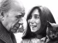 Jorge Luis Borges y María Kodama en una imagen de su archivo personal