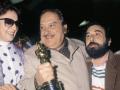 Encarna Paso, José Bódalo y José Luis Garci, con el Oscar