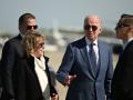 El presidente Joe Biden, con su hermana Valerie Biden y su hijo Hunter Biden durante su viaje a Irlanda