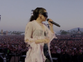 Rosalía, durante su actuación en el Festival de Coachella 2023