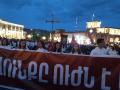 La marcha de las antorchas por el 104º aniversario del genocidio armenio