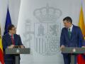 El presidente de Colombia Gustavo Petro y el presidente del Gobierno Pedro Sánchez