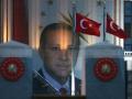 Una fotografía del presidente turco, Recep Tayyip Erdogan, en el palacio presidencial de Ankara