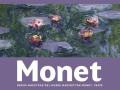 Cartel de la exposición de Monet en CentroCentro