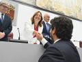 El presiente en funciones de Murcia, Fernando López Miras, felicita a la nueva presidenta de la Asamblea, Visitación Martínez