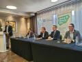 Agustín González interviene en la rueda de prensa junto a responsables del PP y Jaén Merece Más