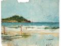 La playa de La Concha, en San Sebastián, pintada por Joaquín Sorolla