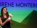 La ministra de Igualdad, Irene Montero, tras recibir el Premio Triángulo Rosa