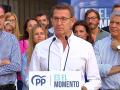 El líder del PP y candidato a la Presidencia del Gobierno, Alberto Núñez Feijóo