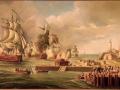 Ataque británico en Bocachica. Defensa de Cartagena de Indias por Blas de Lezo. De Luis Fernández Gordillo