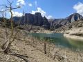 Vista del pantano de Vadiello en la provincia de Huesca, hace una semana