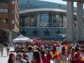Los fans españoles apoyan a la selección