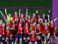 Euforia entre las jugadoras españolas por la consecución del Mundial
