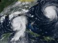 Imagen desde un satélite de la NASA del huracán Idalia