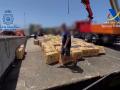 Seis toneladas de hachís han sido interceptadas en Canarias