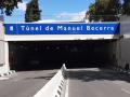 Entrada del túnel de Manuel Becerra