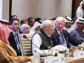 El primer ministro de India, Narendra Modi junto a Joe Biden en la cumbre del G20