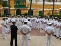 Presentación de la dotación de quilla del submarino S-82 Narciso Monturiol de la Armada española