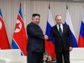 El líder norcoreano Kim Jong Un y el presidente ruso Vladimir Putin
