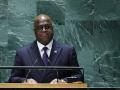 El presidente del Congo Felix-Antoine Tshisekedi Tshilombo durante su discurso en la ONU