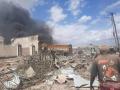 Un camión cargado con explosivos fue empotrado en un puesto de control militar en Somalia