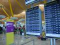 Paneles de facturación en la terminal T4 del aeropuerto Adolfo Suárez Madrid-Barajas