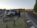 Una patrulla de la Guardia Civil en Santaella