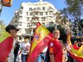 Marcha contra la amnistía en Barcelona