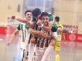 los jugadores del Córdoba Patrimonio celebran un gol