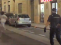 Intervención de la policía en el ataque a la sinagoga de Melilla