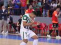 Guilherme celebra su gol ante el Ribera Navarra