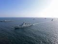 Los grupos de trabajo de escolta naval china 44.º y 45.º en el Golfo de Adén (Archivo)