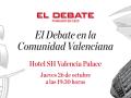 Sigue la presentación de la edición de El Debate en la Comunidad Valenciana
