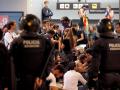 Tsunami Democrátic en los disturbios de 2019, en el aeropuerto del Prat