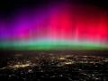 Aurora boreal captada en Cracovia, Polonia